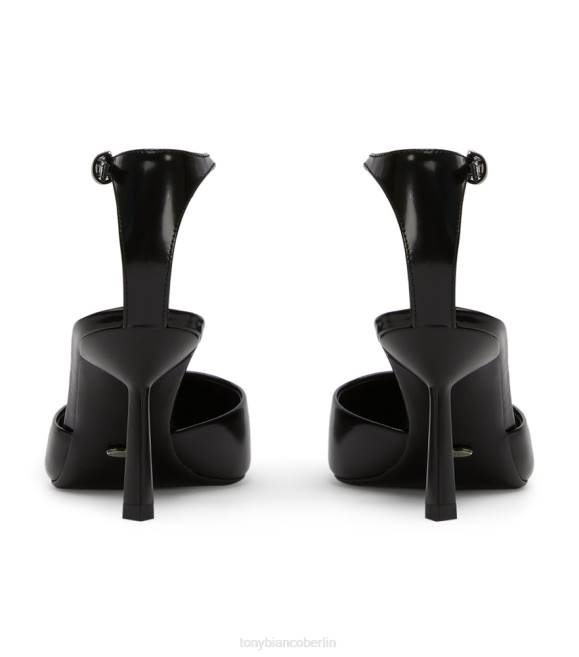niedrige Absätze| de Tony Bianco Frauen Bella Heels Schwarz hochglänzend 4624263
